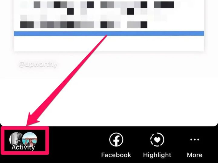 Instagram Left Corner